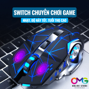 Chuột Chơi Game Blueooth Click Silent - Hình ảnh 7