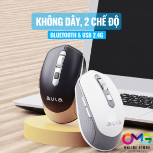 Chuột Không Dây Bluetooth Aula AM204 - Hình ảnh 2
