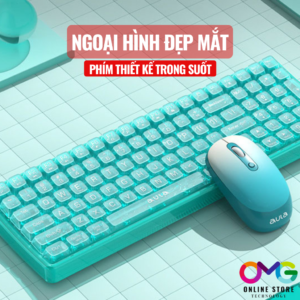 Combo Phím Và Chuột Không Dây AULA AC210 - Hình ảnh 2