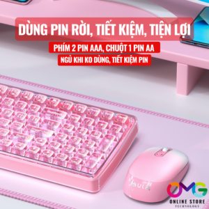 Combo Phím Và Chuột Không Dây AULA AC210 - Hình ảnh 4